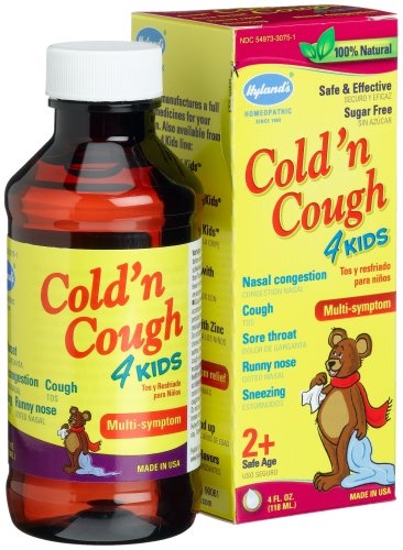 Hyland's Cold 'n Cough 4 Kids, 4.0 Fl Ounce Boxes (Pack of 8)