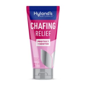 hyland’s naturals chafing relief, cream to powder formula, women’s anti chafing cream – 3 ounce