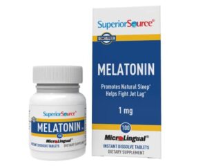 superior source melatonin 1 mg, under the tongue quick dissolve sublingual tablets, 100 ct, with chamomile, natural sleep support, sublingual melatonin, for adults, non-gmo