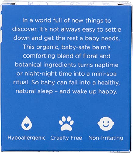 Hyland's Naturals Baby Organic Calming Balm, Soothe & Relax, With Organic Lavender, Eucalyptus, & Bergamot Fruit Oil, Safe & Gentle, Dermatologist Tested, 1.76 oz.