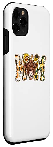 iPhone 11 Pro Mom hyland cow mama cows bull rodeo western mother kids tee Case