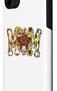 iPhone 11 Pro Mom hyland cow mama cows bull rodeo western mother kids tee Case