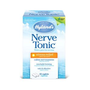 hyland’s nerve tonic quick dissolve tablets, stress relief, 50 tablets per bottle (5 bottles)
