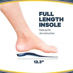 Dr. Scholl’s Plantar Fasciitis Pain Relief Orthotics for Men's Trim to Fit: 8-13