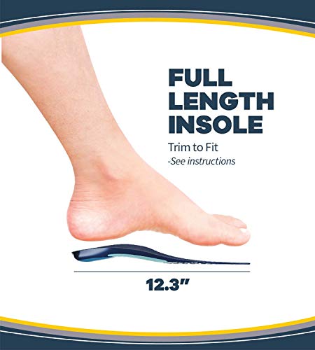 Dr. Scholl’s Plantar Fasciitis Pain Relief Orthotics for Men's Trim to Fit: 8-13