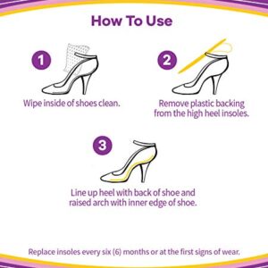 Dr. Scholl's Stylish Step High Heel Relief Insoles Size 6 - 10,2 Count (Pack of 1)