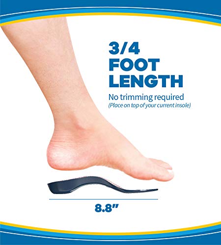 Dr. Scholl’s Tri-Comfort Insoles // Comfort for Heel, Arch and Ball of Foot with Targeted Cushioning and Arch Support (for Men's 8-12, also Available Women's 6-10)