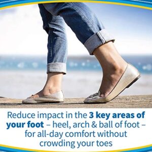 Dr. Scholl’s Tri-Comfort Insoles // Comfort for Heel, Arch and Ball of Foot with Targeted Cushioning and Arch Support (for Men's 8-12, also Available Women's 6-10)