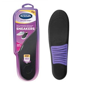 dr. scholl’s soft cushioning insoles for sneakers, superior shock absorption and cushioning (women’s size 6-10), 1 count