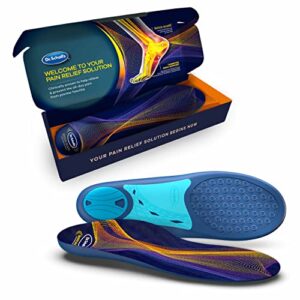 dr. scholl’s plantar fasciitis sized to fit pain relief insoles // shoe inserts with arch support for men and women, 1 count
