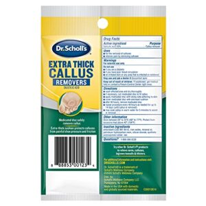 Dr. Scholl's Extra Callus Removers, Extra Thick Pads, 4 Count