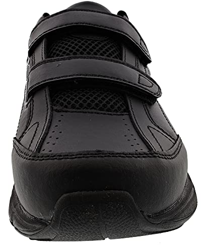 Dr. Scholl's - Men's Brisk Light Weight Dual Dtrap Sneaker, Wide Width (10 Wide, Black)