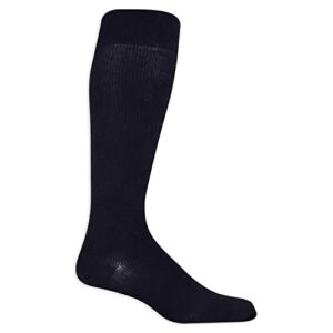 Dr. Scholl's Mens Graduated Compression Over The Calf - 2 & 3 Pair Packs Energizing Comfort And Fatigue Relief Sock, Navy Assorted, 7-12 US