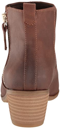 Dr. Scholl's Shoes Women's Lawless Ankle Booties Boot, Copper Brown Synthetic, 9