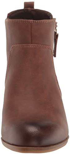 Dr. Scholl's Shoes Women's Lawless Ankle Booties Boot, Copper Brown Synthetic, 9