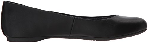 Dr. Scholl's Shoes Women's Giorgie Ballet Flat, Black Smooth, 7 W US
