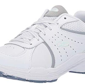 Dr. Scholl's Shoes womens Bound Sneaker, White Action Leather, 8 US