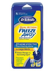 dr. scholl’s freeze away common & plantar wart remover (large warts) 7 treatments