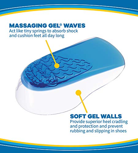 Dr. Scholl's Massaging Gel HEEL CUPS (One Size)// Absorb Shock All Day & Relieve Heel Pain