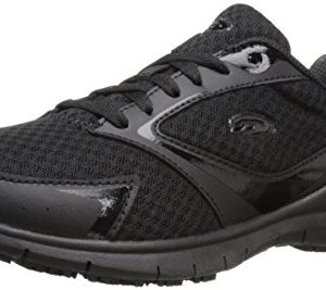 Dr. Scholl's Shoes Women's Inhale Slip-Resistant Sneaker, Black, 6 M US