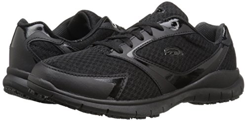 Dr. Scholl's Shoes Women's Inhale Slip-Resistant Sneaker, Black, 6 M US