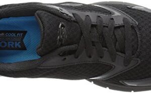 Dr. Scholl's Shoes Women's Inhale Slip-Resistant Sneaker, Black, 6 M US