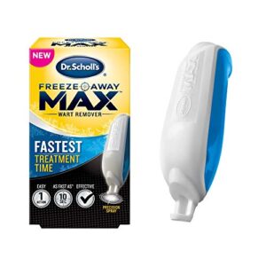 Dr. Scholl's Freeze Away MAX Wart Remover Applications Safe to use on Children 4+ Our Fastest Treatment Time, 10 Count