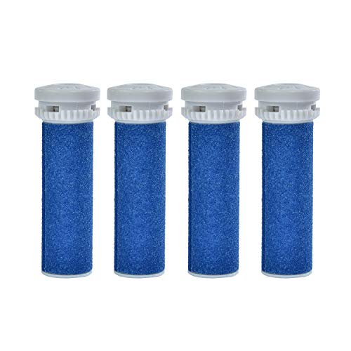 4 Pack Replacement Roller Refills Compatible with Scholl Express Pedi Foot Smoother-Extra Coarse