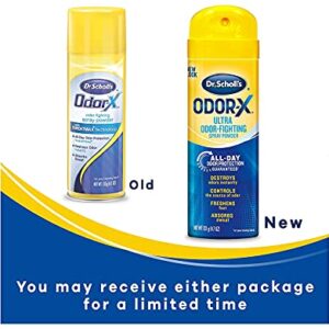 Dr. Scholl's Odor-X Odor Fighting Spray Powder 4.70 oz (Pack of 9)