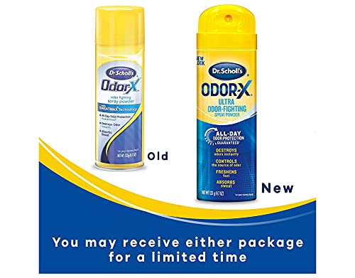 Dr. Scholl's Odor-X Odor Fighting Spray Powder 4.70 oz (Pack of 9)