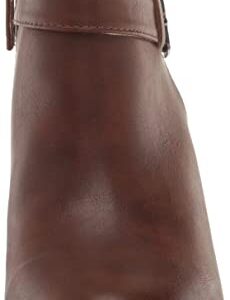 Dr. Scholl's Shoes Women's One Up Booties Ankle Boot, Copper Brown Synthetic, 8.5