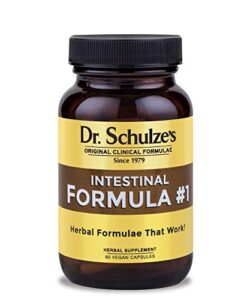 dr. schulze’s intestinal formula #1 colon bowel cleanse laxative capsules, 90 count (90 capsules)