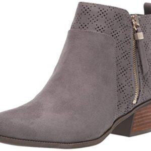 Dr. Scholl's Shoes womens Brianna Ankle Boot, Dark Shadow Grey Microfiber, 7.5 US