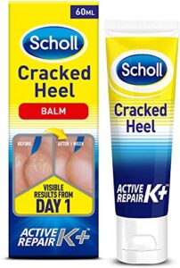 scholl cracked heel repair cream active repair k+ visible results in 3 days 60ml