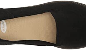 Dr. Scholl's Shoes Women's Jetset Loafer, Black Fabric, 8.5