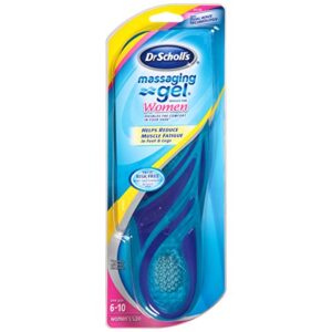 dr. scholl’s massaging gel advanced insoles, all-day comfort that allows you to stay on your feet longer for women’s 6-10, also available for men’s 8-14,2 count (pack of 2)