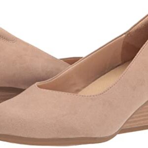 Dr. Scholl's Shoes Women's Be Ready Pumps, Taupe Microfiber, 7