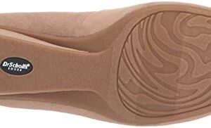 Dr. Scholl's Shoes Women's Be Ready Pumps, Taupe Microfiber, 7