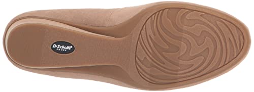 Dr. Scholl's Shoes Women's Be Ready Pumps, Taupe Microfiber, 7