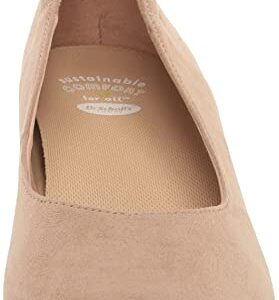 Dr. Scholl's Shoes Women's Be Ready Pumps, Taupe Microfiber, 7