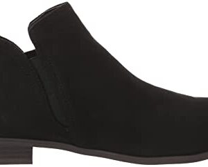 Dr. Scholl's Shoes Women's Rate Zip Ankle Boot Black Microfiber 9 W