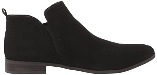 Dr. Scholl's Shoes Women's Rate Zip Ankle Boot Black Microfiber 9 W