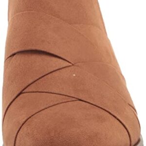 Dr. Scholl's Shoes Women's Always Band Shooties Ankle Boot, Brown Microfiber, 8.5