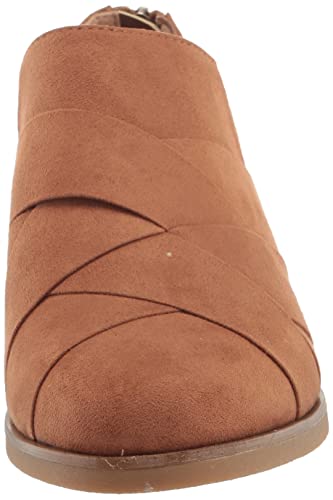 Dr. Scholl's Shoes Women's Always Band Shooties Ankle Boot, Brown Microfiber, 8.5