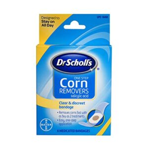 dr. scholls corn remover one step maximum strength ,6 count (pack of 2)