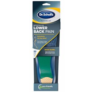 Dr. Scholl's Pain Relief Orthotics for Lower Back Pain for Men, 1 Pair, Size 8-14