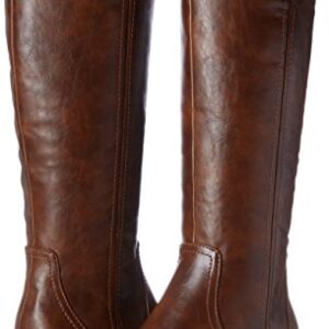 Dr. Scholl's Shoes womens Brilliance Riding Boot, Whiskey, 8.5 US