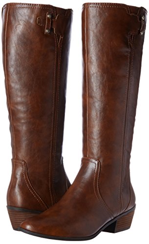 Dr. Scholl's Shoes womens Brilliance Riding Boot, Whiskey, 8.5 US