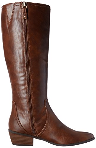 Dr. Scholl's Shoes womens Brilliance Riding Boot, Whiskey, 8.5 US