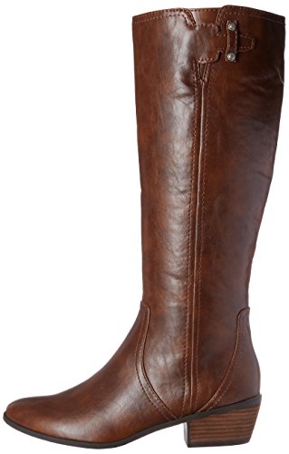 Dr. Scholl's Shoes womens Brilliance Riding Boot, Whiskey, 8.5 US